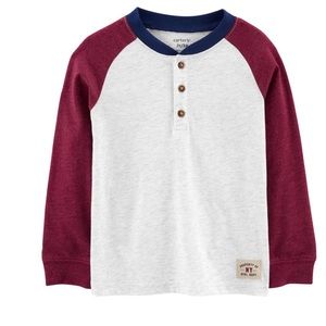 Carters Long-Sleeve Henley